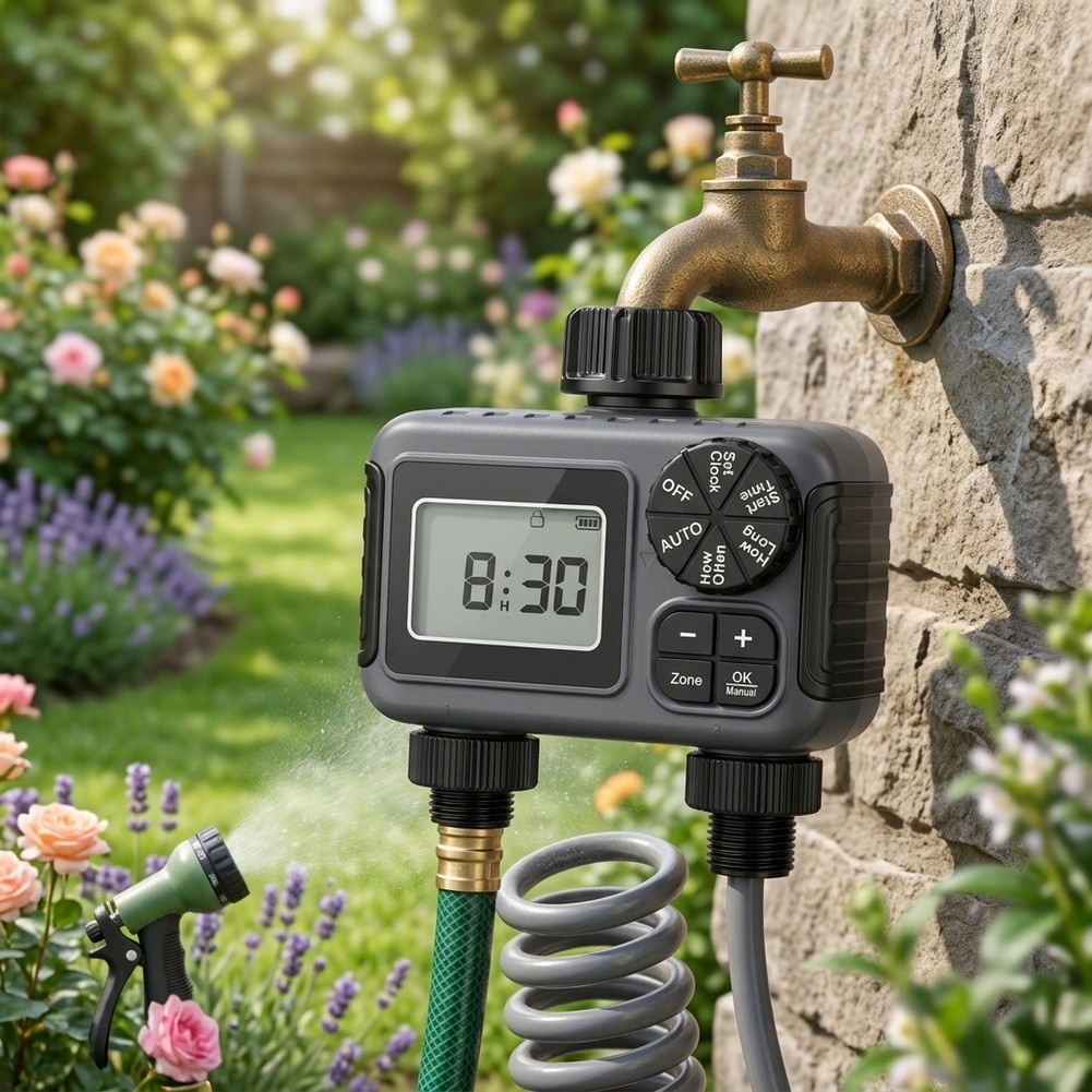 Timer do nawadzania ogrodu z p – Timer Dual Outlet recenzja i cena